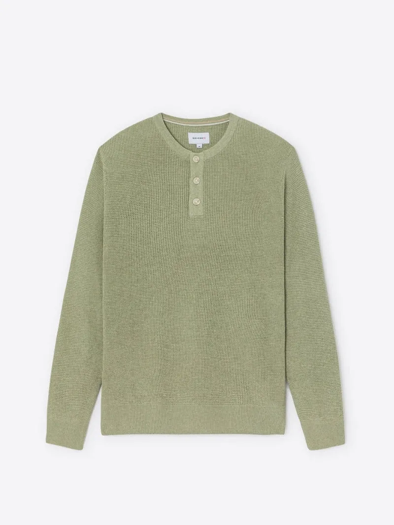Pull col tunisien en coton bio
