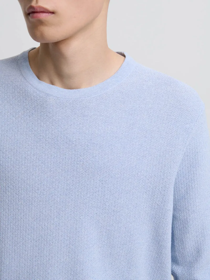 Pull col rond en coton bio