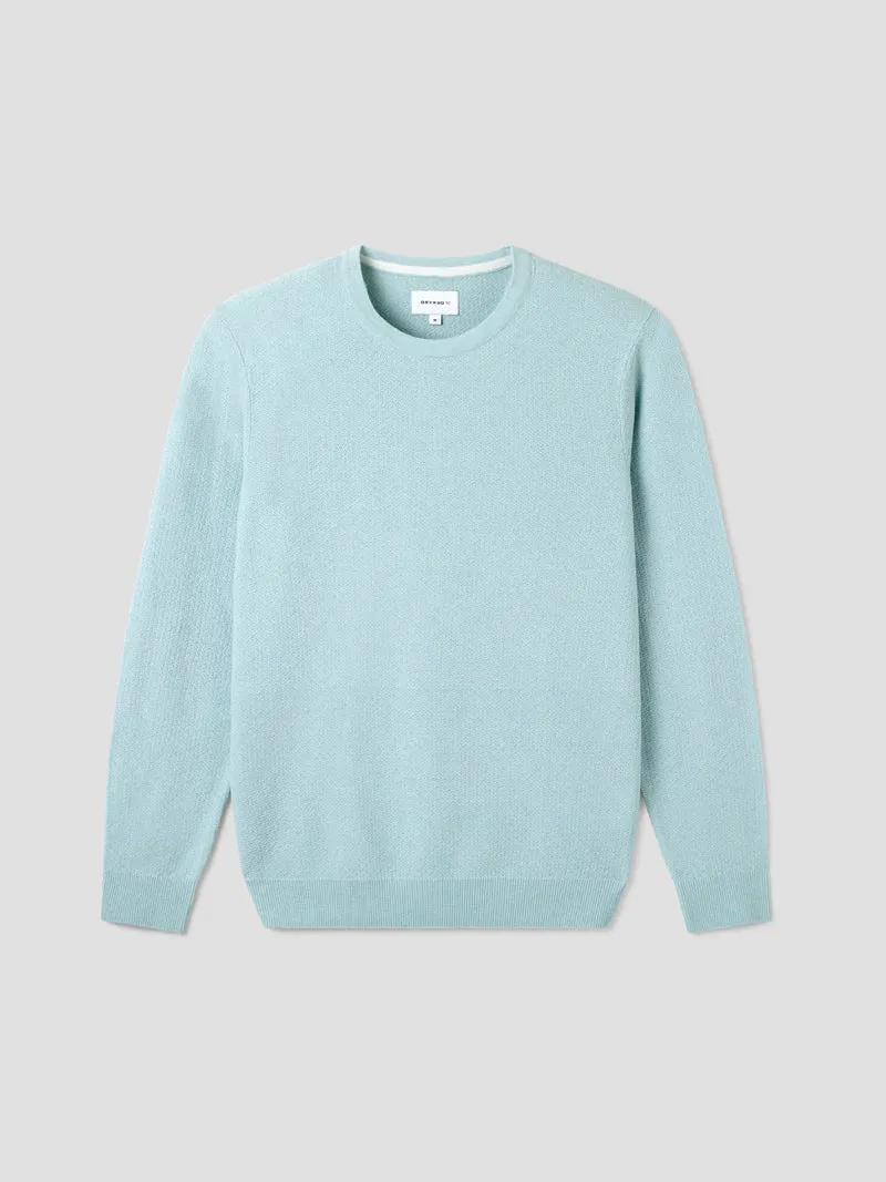 Pull col rond en coton bio