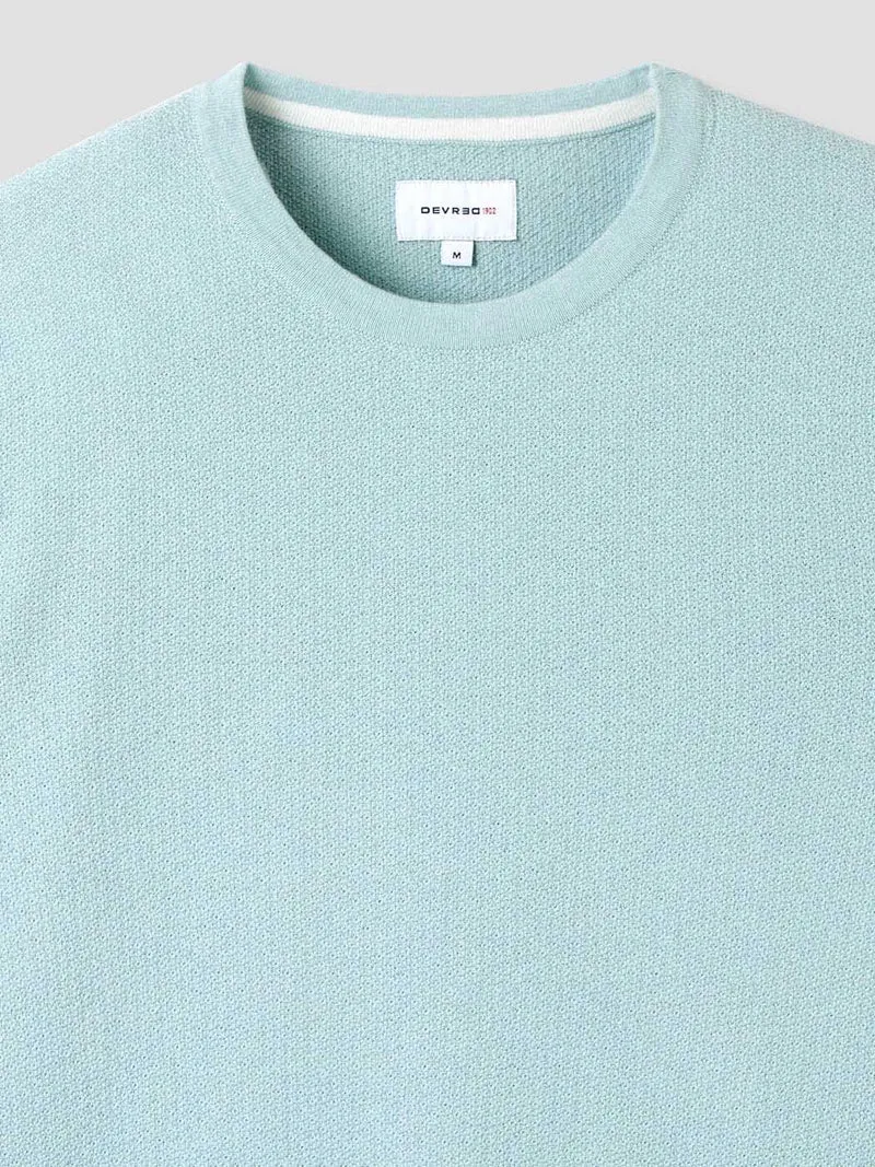 Pull col rond en coton bio