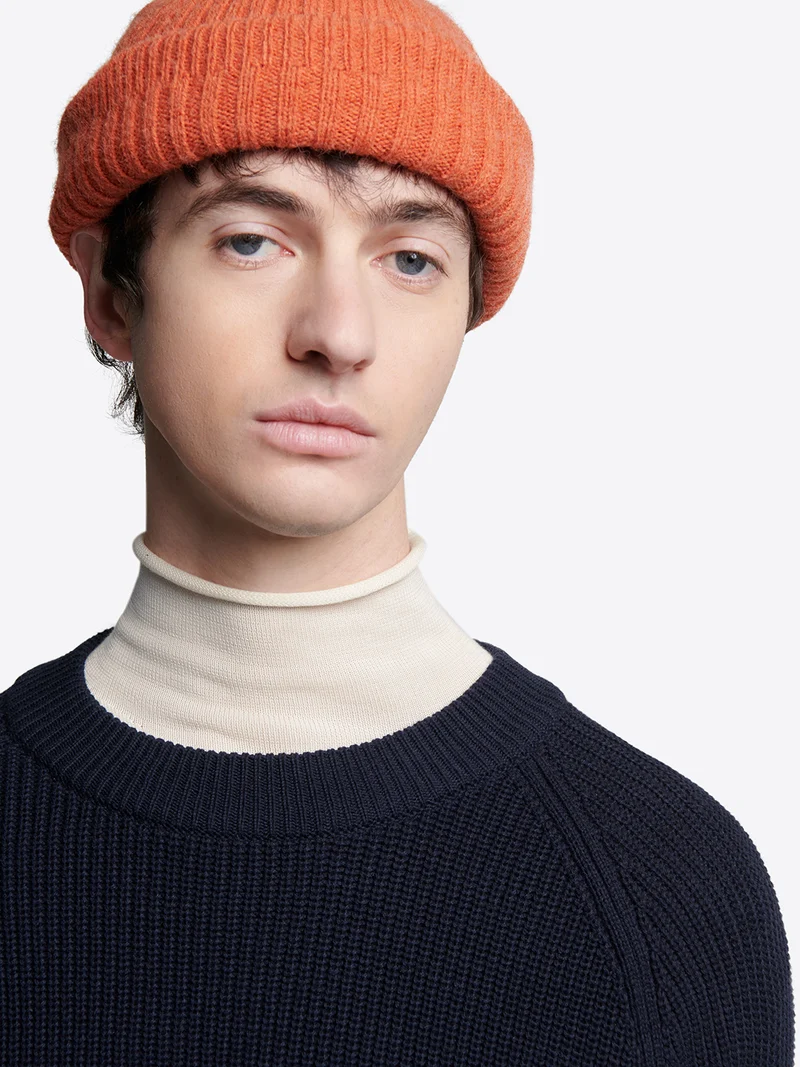 Pull col rond en coton bio - L'atelier