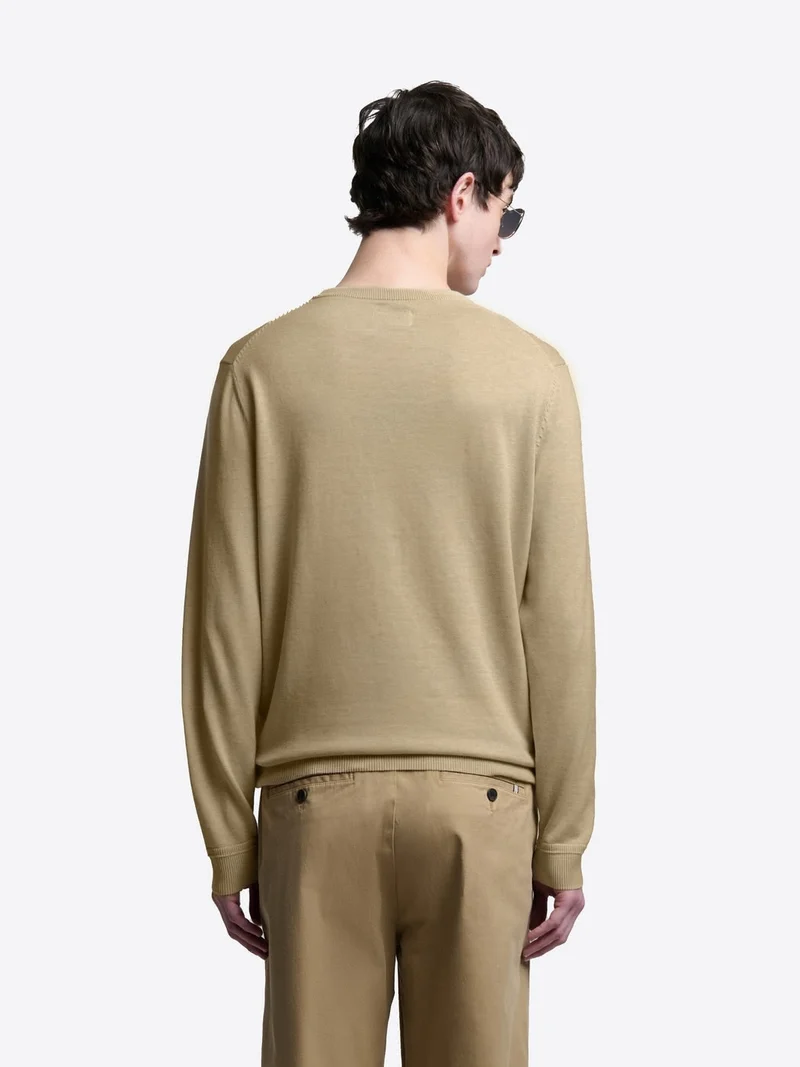 Pull col rond en coton bio