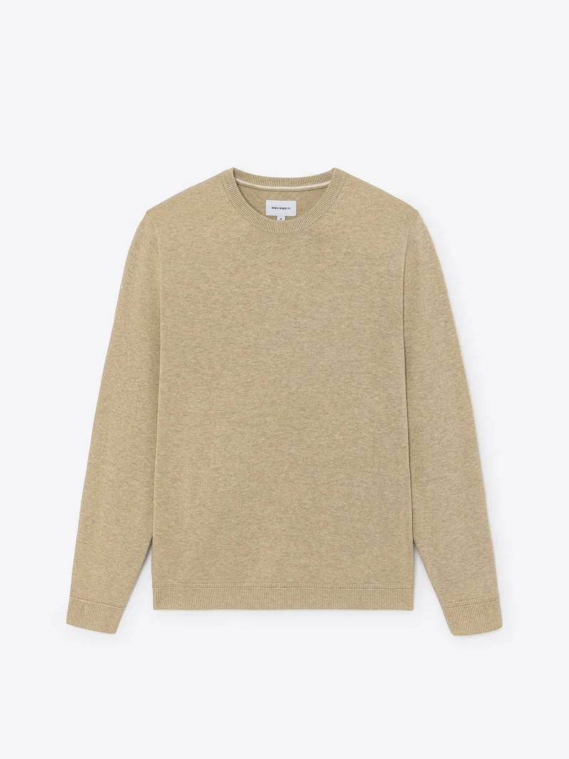 Pull col rond en coton bio