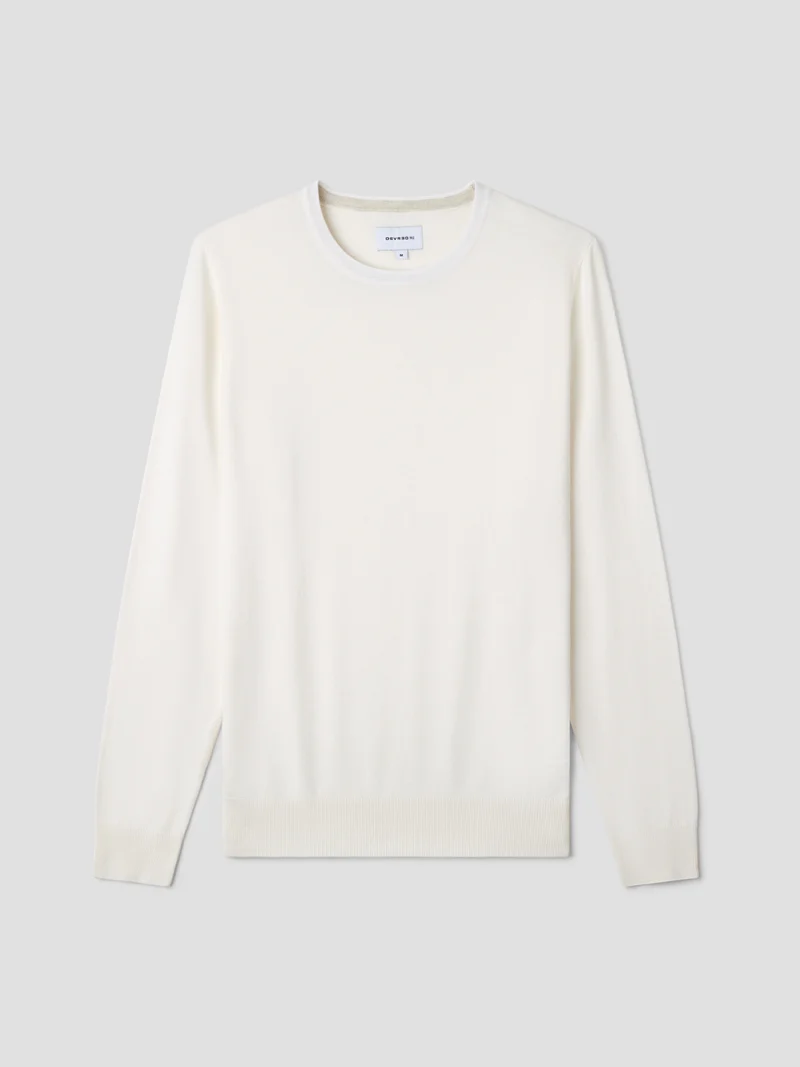Pull col rond en viscose certifiée