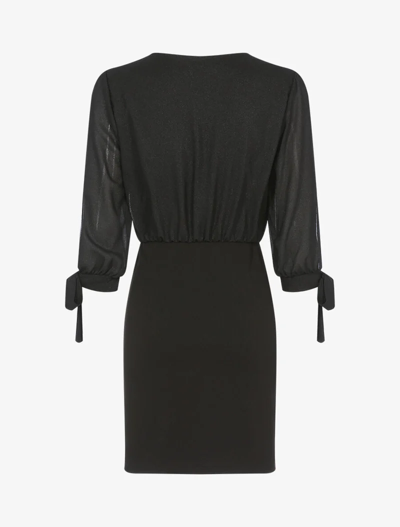 Robe à buste coupe boule - Noir