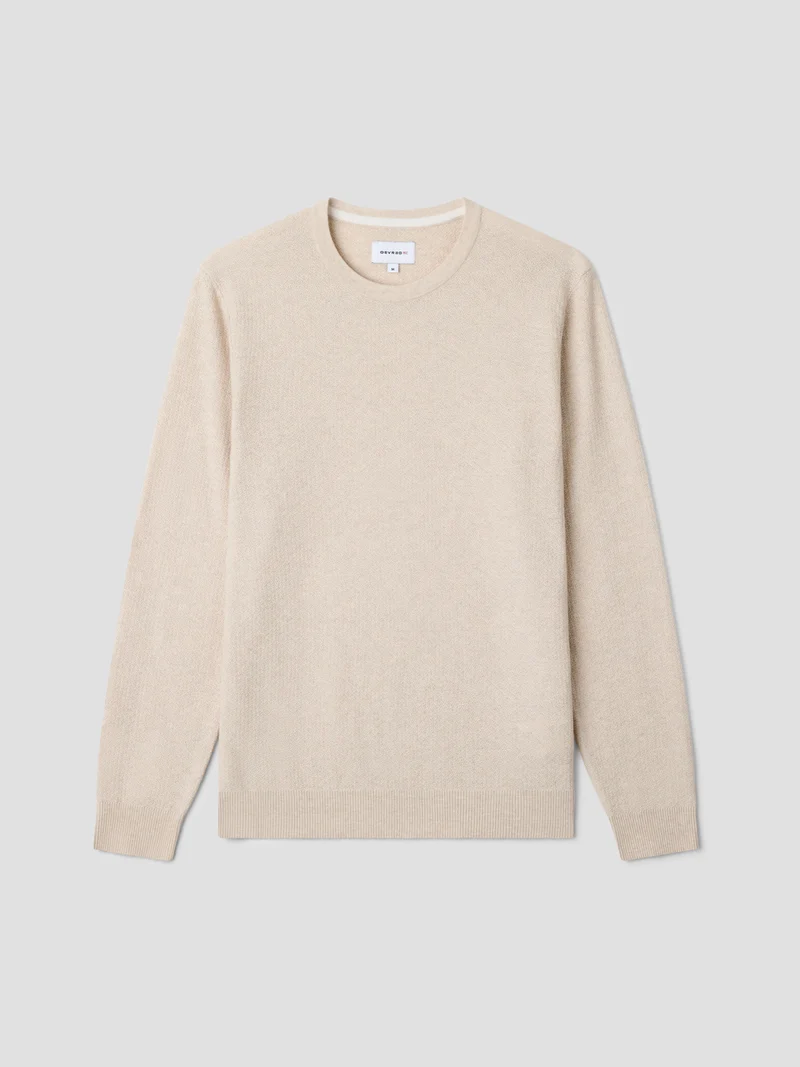 Pull col rond en coton bio