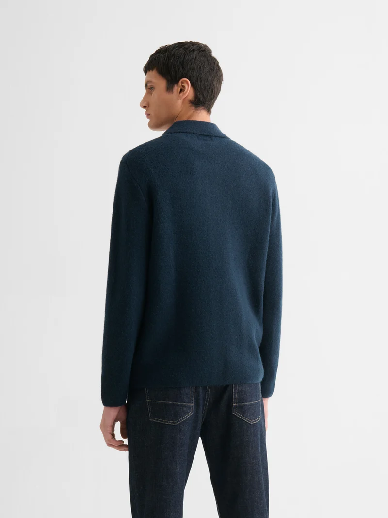 Cardigan col chemise