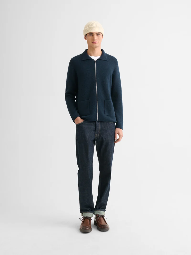 Cardigan col chemise