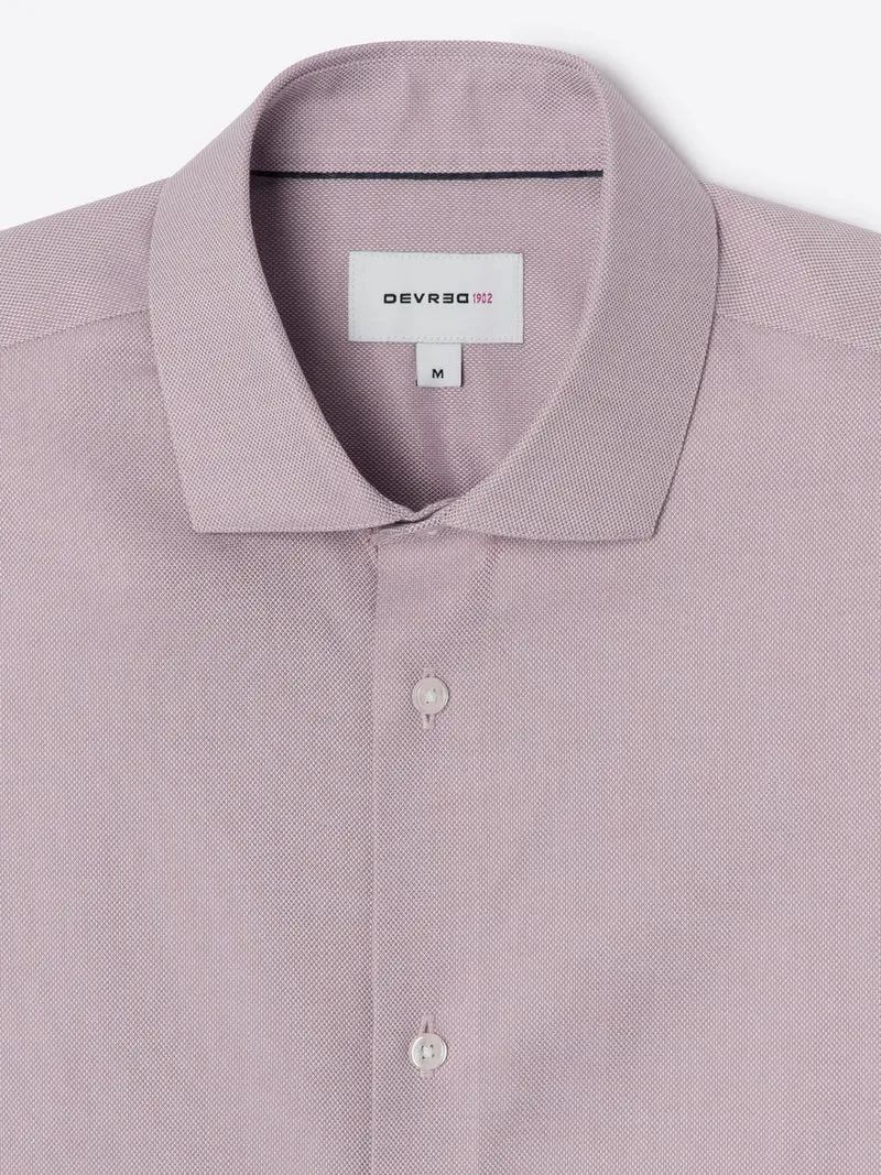 Chemise manches courtes double retors