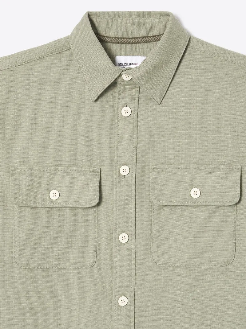 Surchemise regular unie