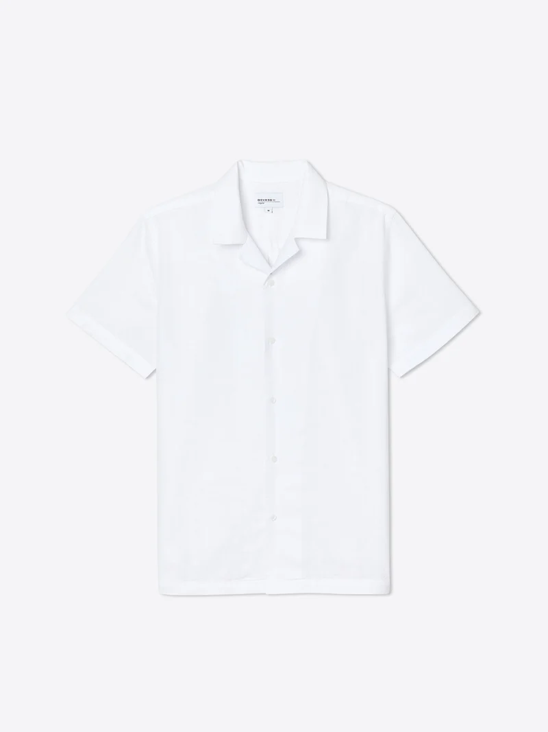 Chemise manches courtes regular en coton