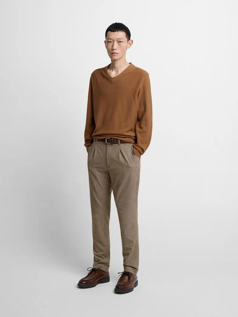 Pull col V en coton bio