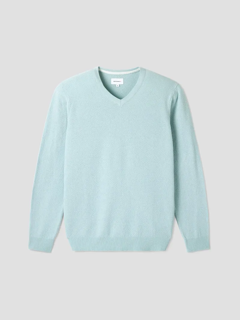 Pull col V en coton bio