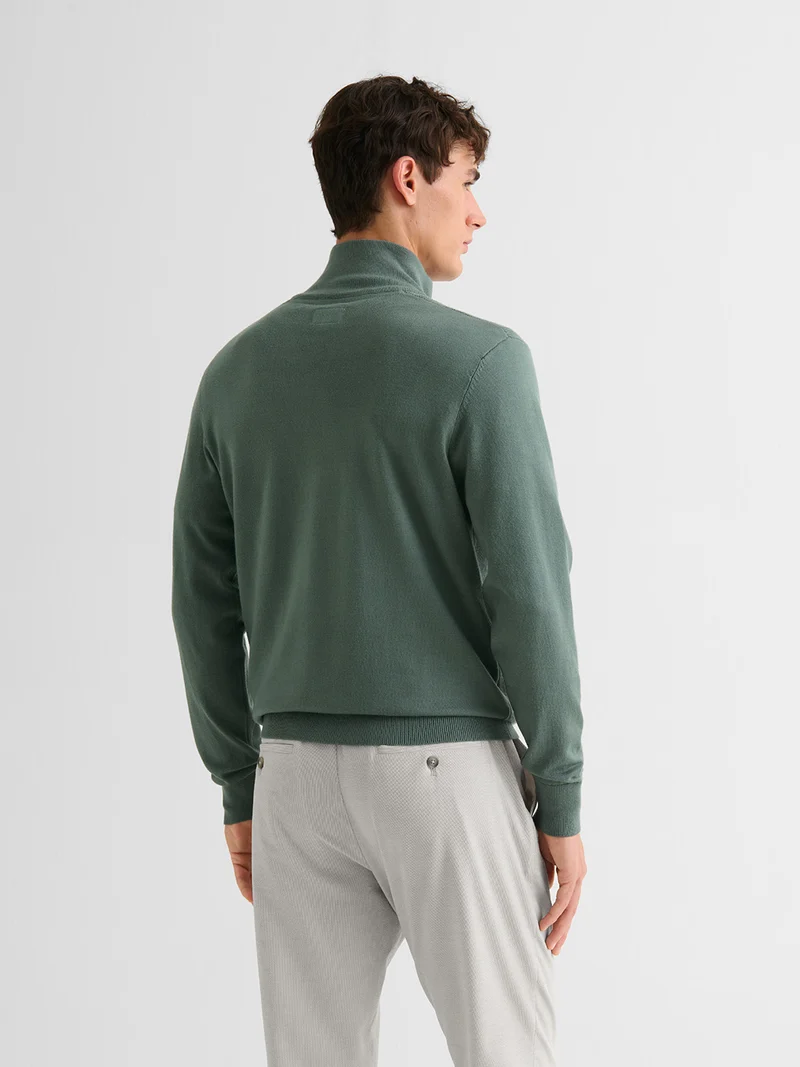Cardigan zippé tricotage fantaisie