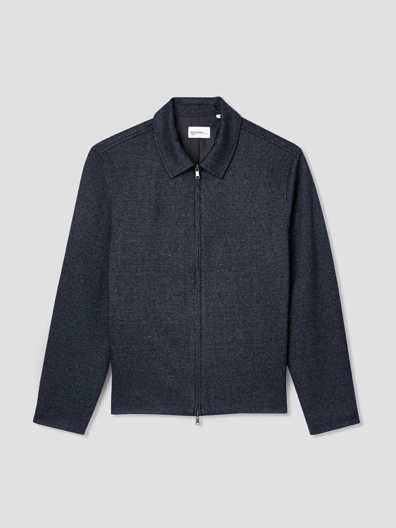 Veste légère regular zippé en jersey