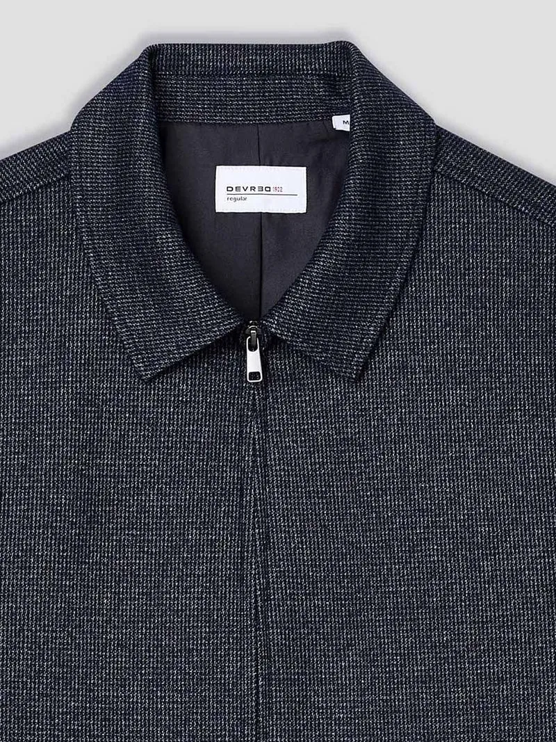 Veste légère regular zippé en jersey