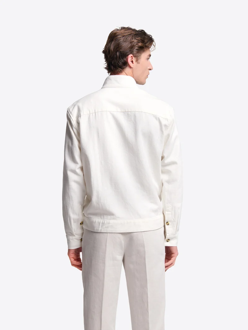 Surchemise regular en coton tencel