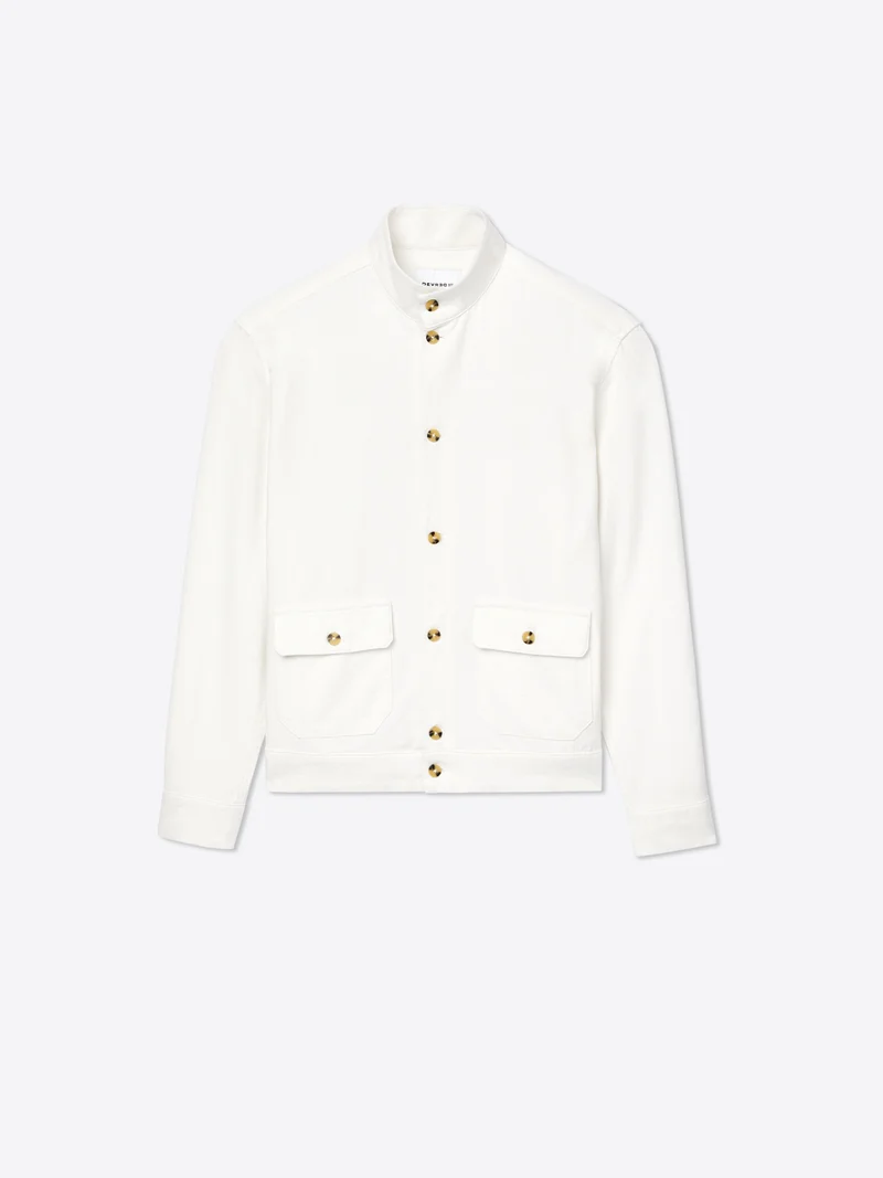 Surchemise regular en coton tencel