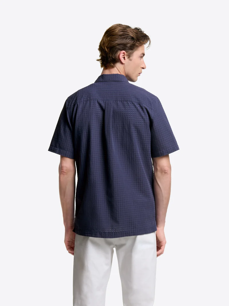 Chemise manches courtes regular à motif