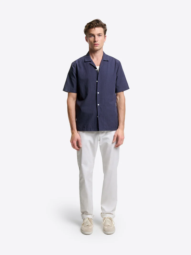 Chemise manches courtes regular à motif