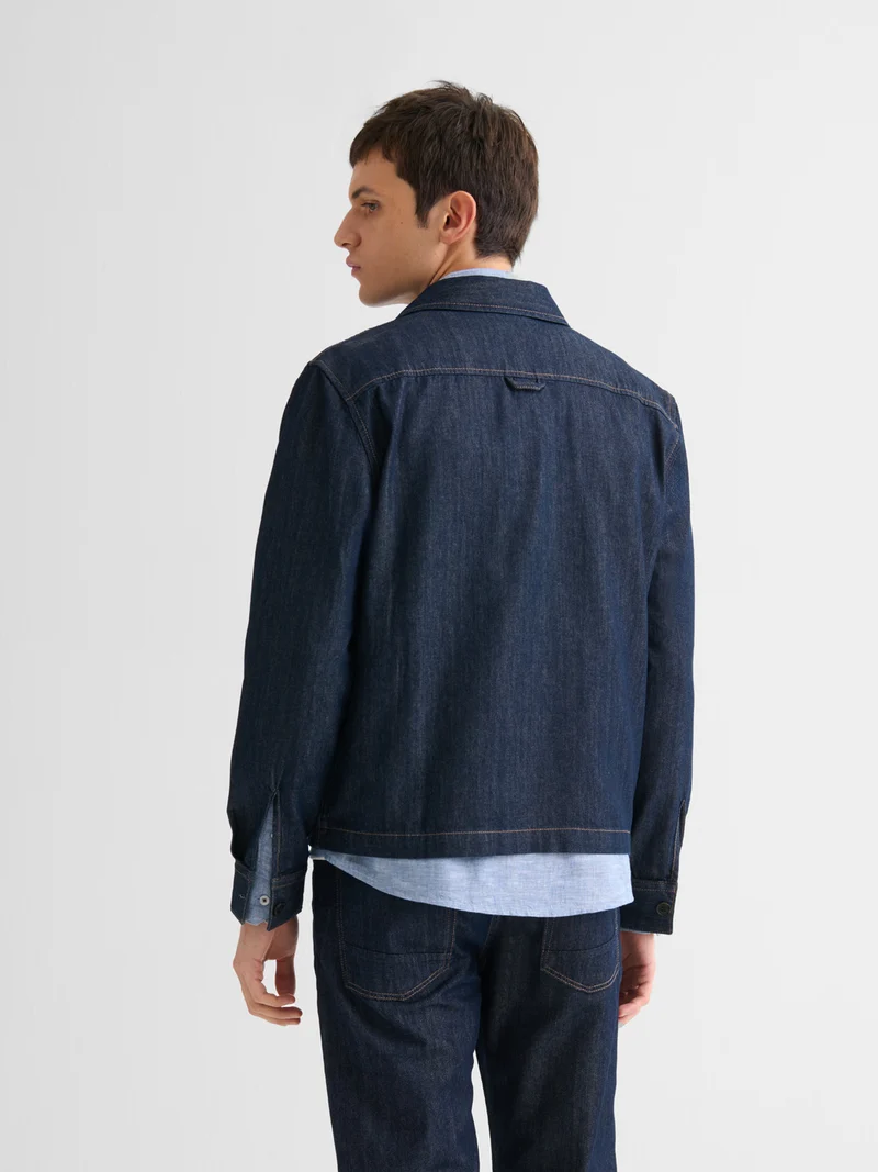 Surchemise regular en jean