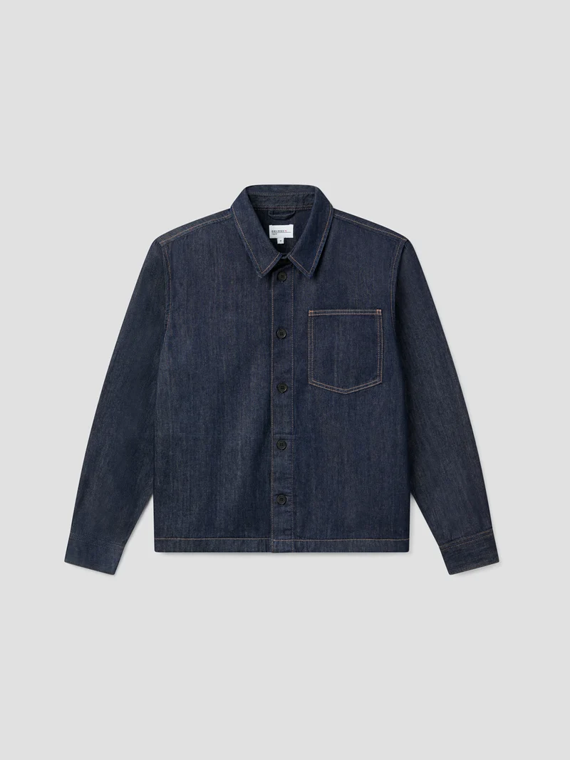 Surchemise regular en jean