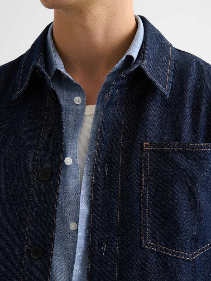 Surchemise regular en jean
