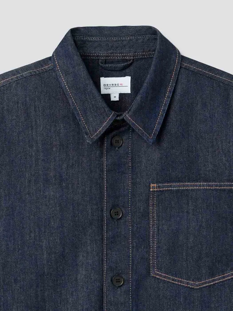 Surchemise regular en jean