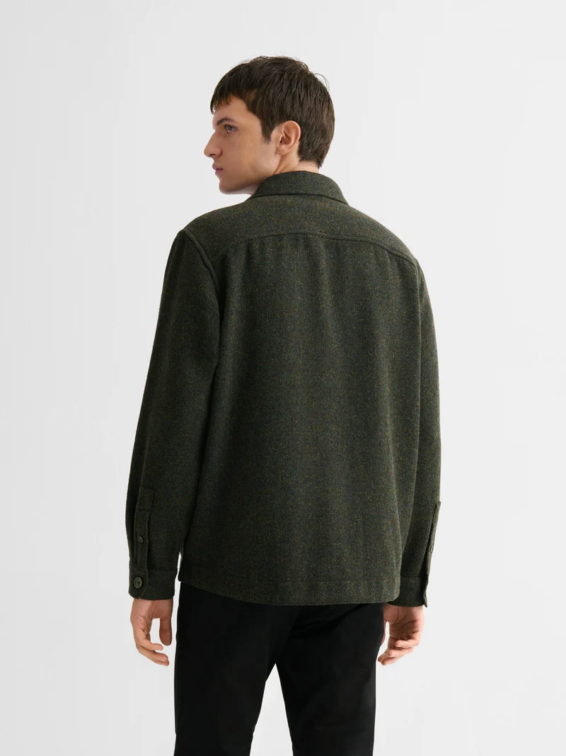 Surchemise regular chiné