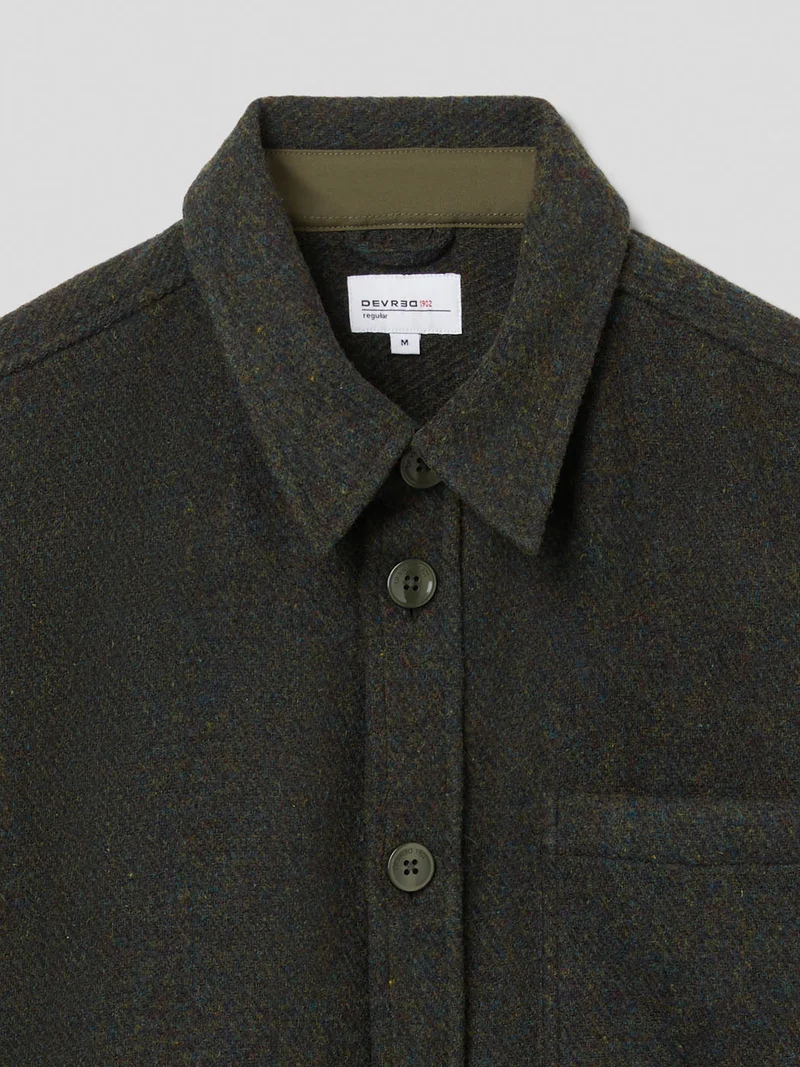 Surchemise regular chiné