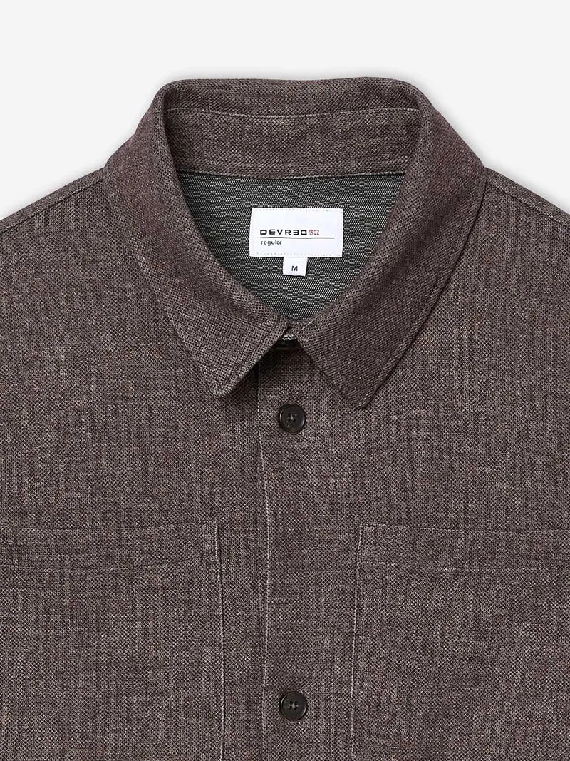 Surchemise chinée regular