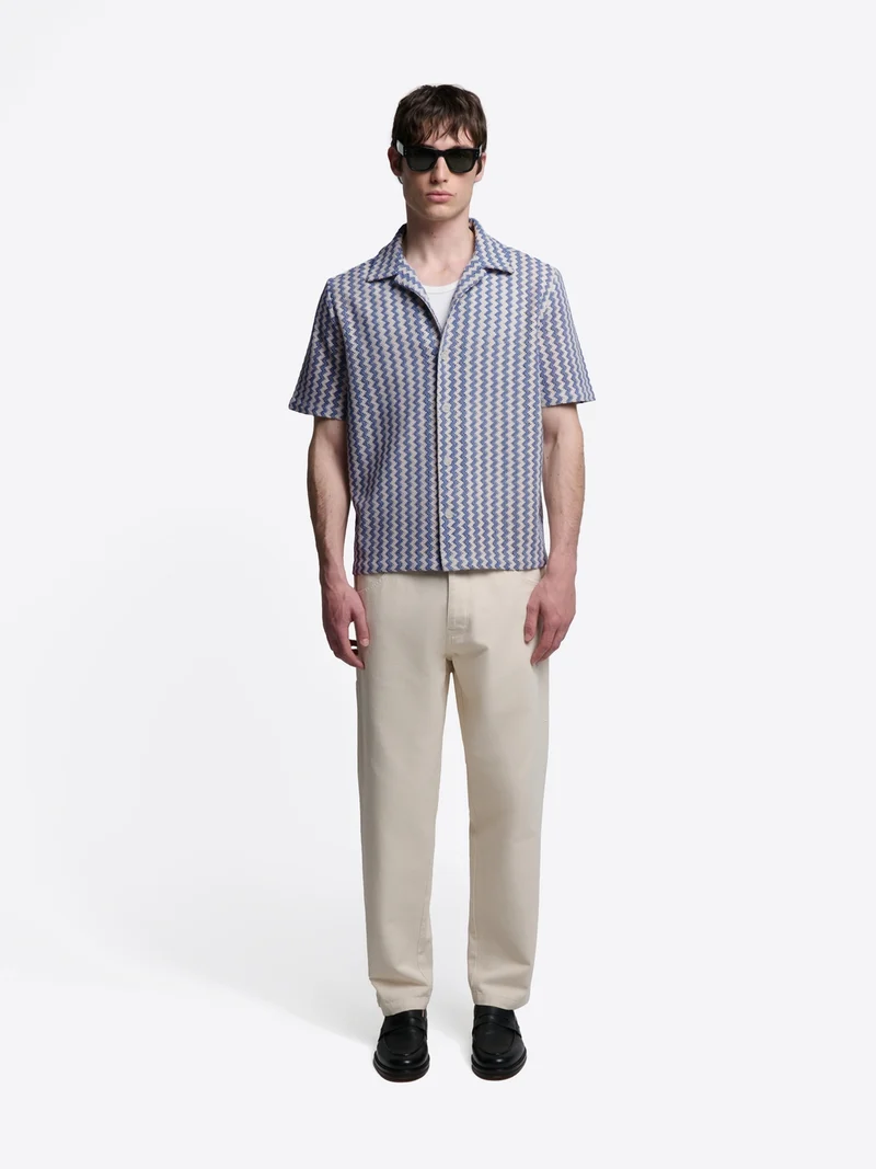 Chemise ajourée regular - L'atelier