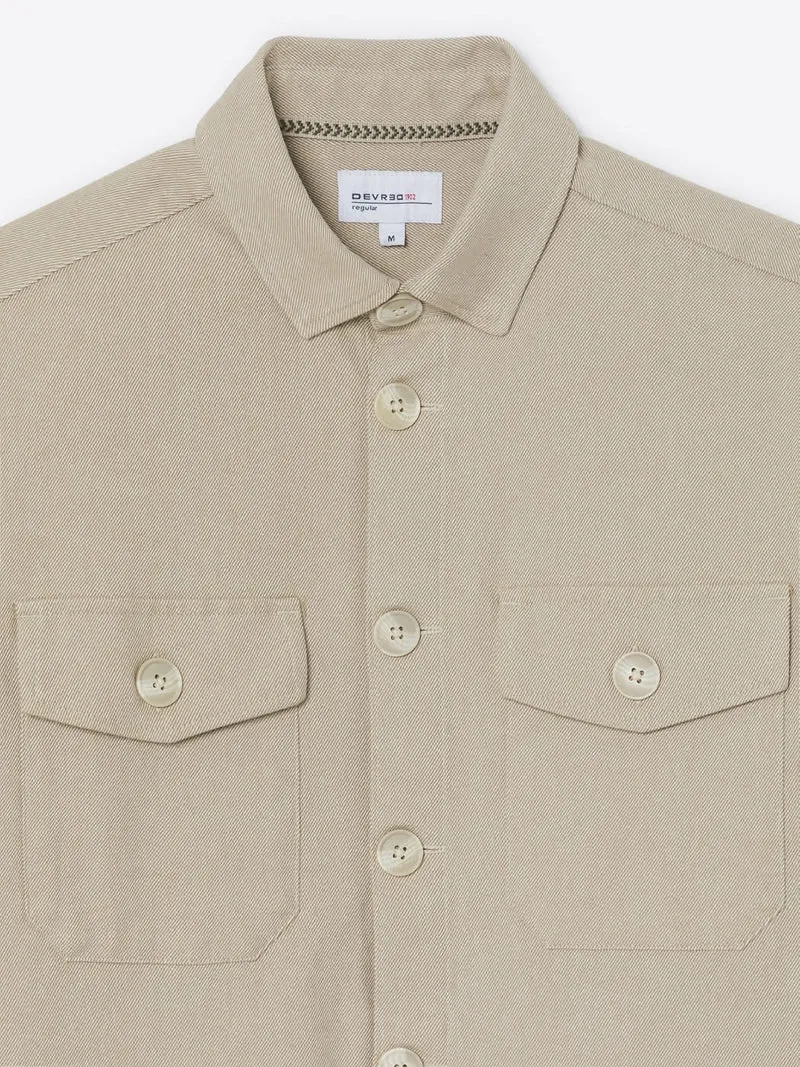 Surchemise regular unie