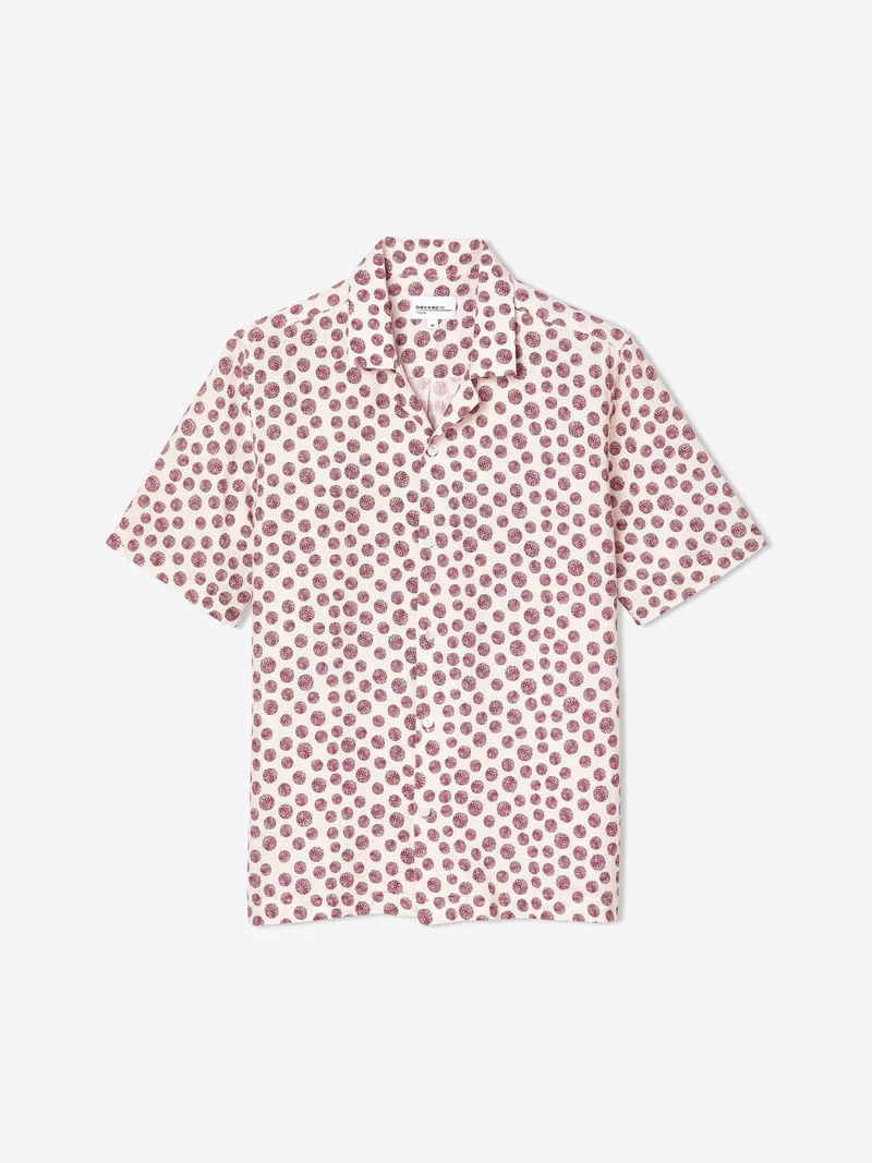 Chemise manches courtes regular à motif