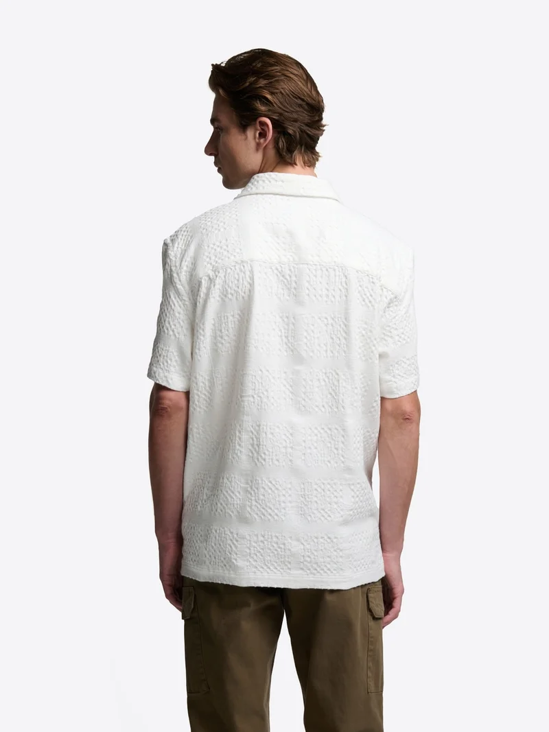 Chemise manches courtes regular en coton
