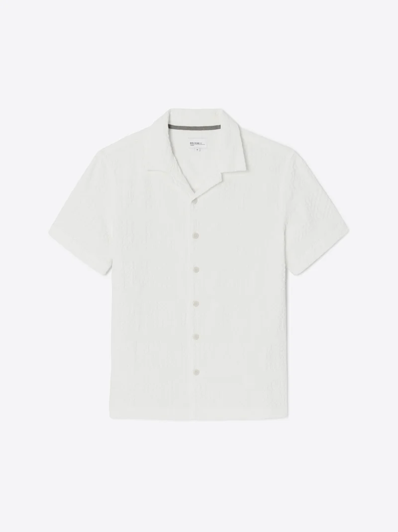 Chemise manches courtes regular en coton