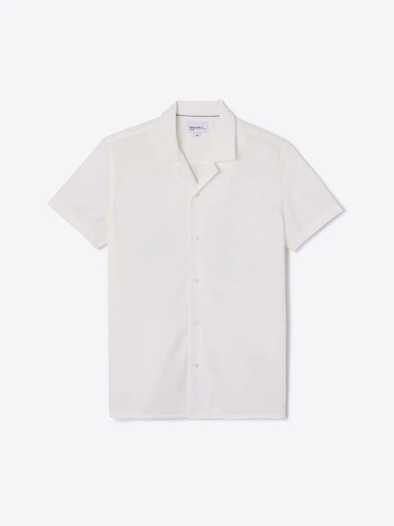 Chemise manches courtes en seersucker