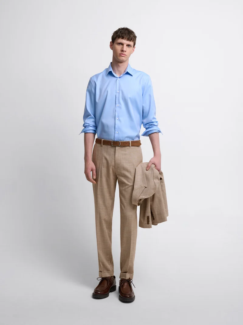 Chemise slim repassage facile