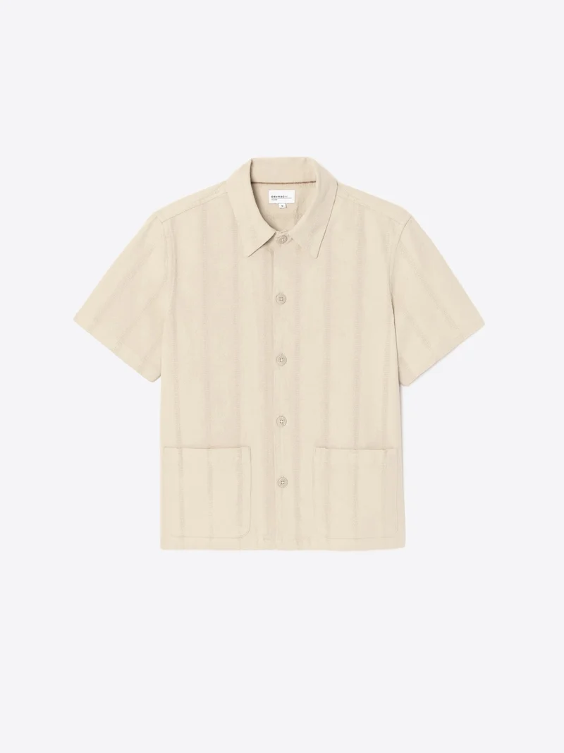 Chemise manches courtes regular en coton