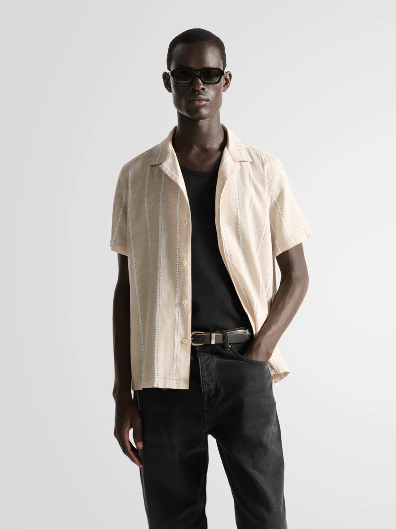 Chemise regular à rayures - L'atelier