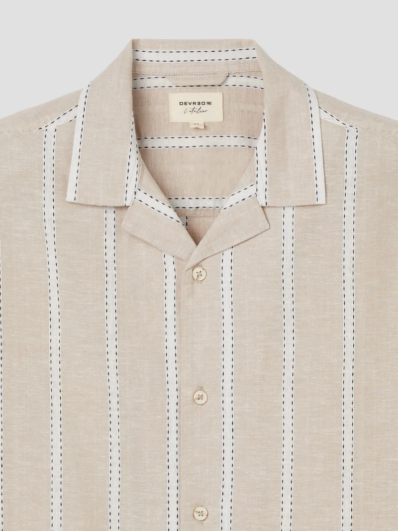 Chemise regular à rayures - L'atelier