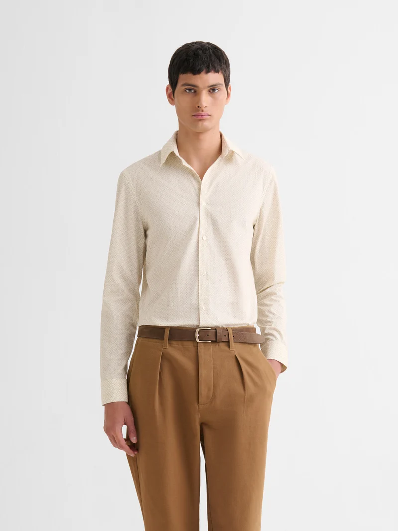 Chemise slim fantaisie