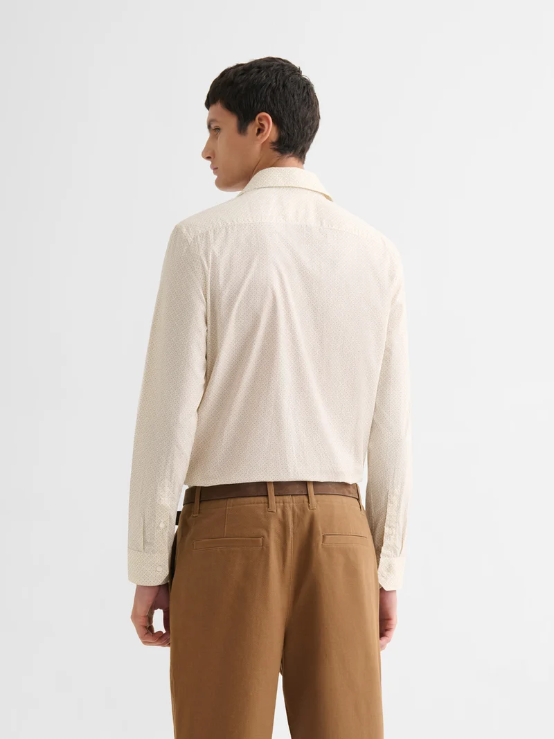 Chemise slim fantaisie