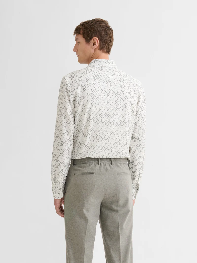 Chemise slim à motif