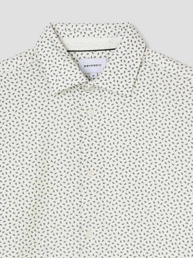 Chemise slim à motif