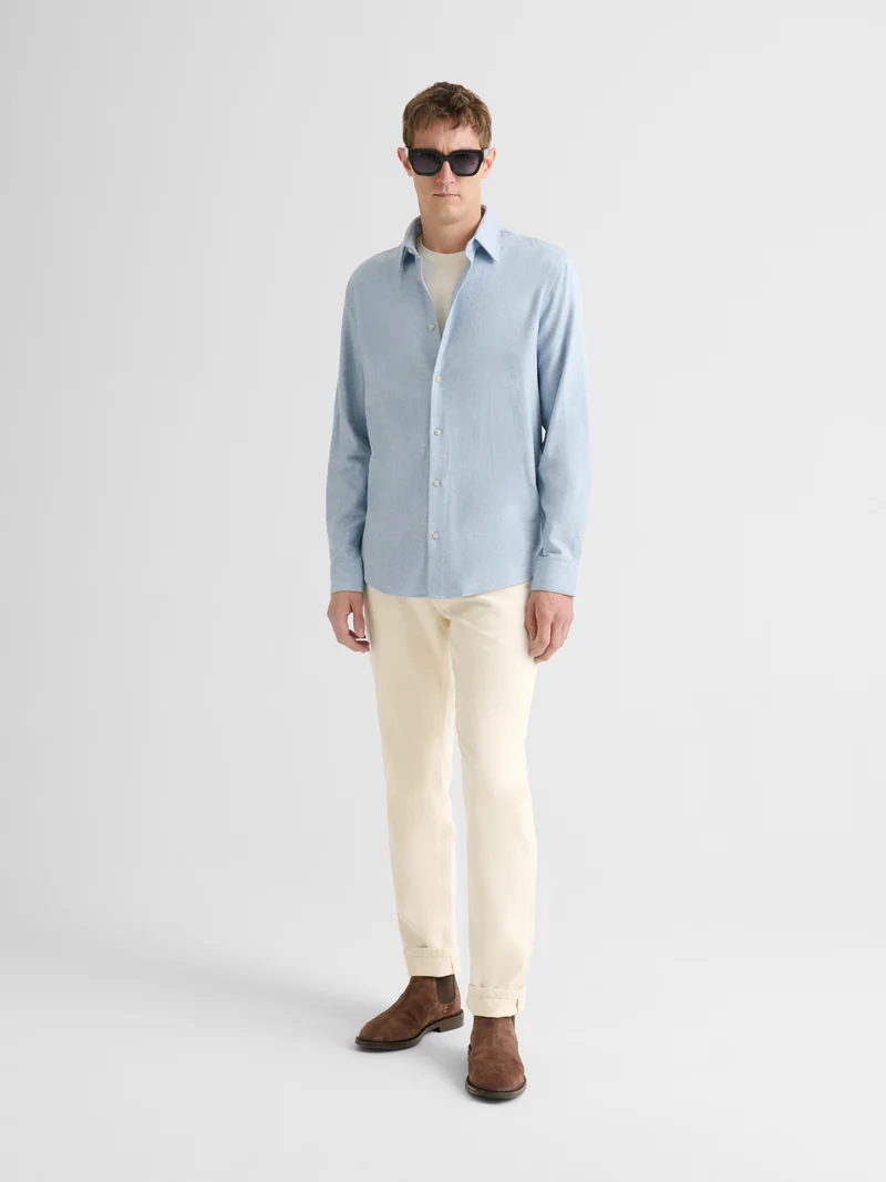 Chemise slim en coton