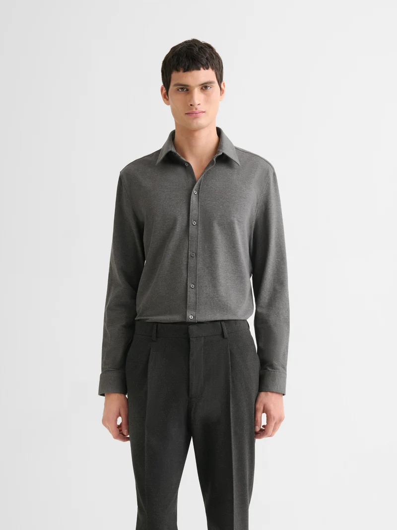 Chemise extraslim stretch en jersey