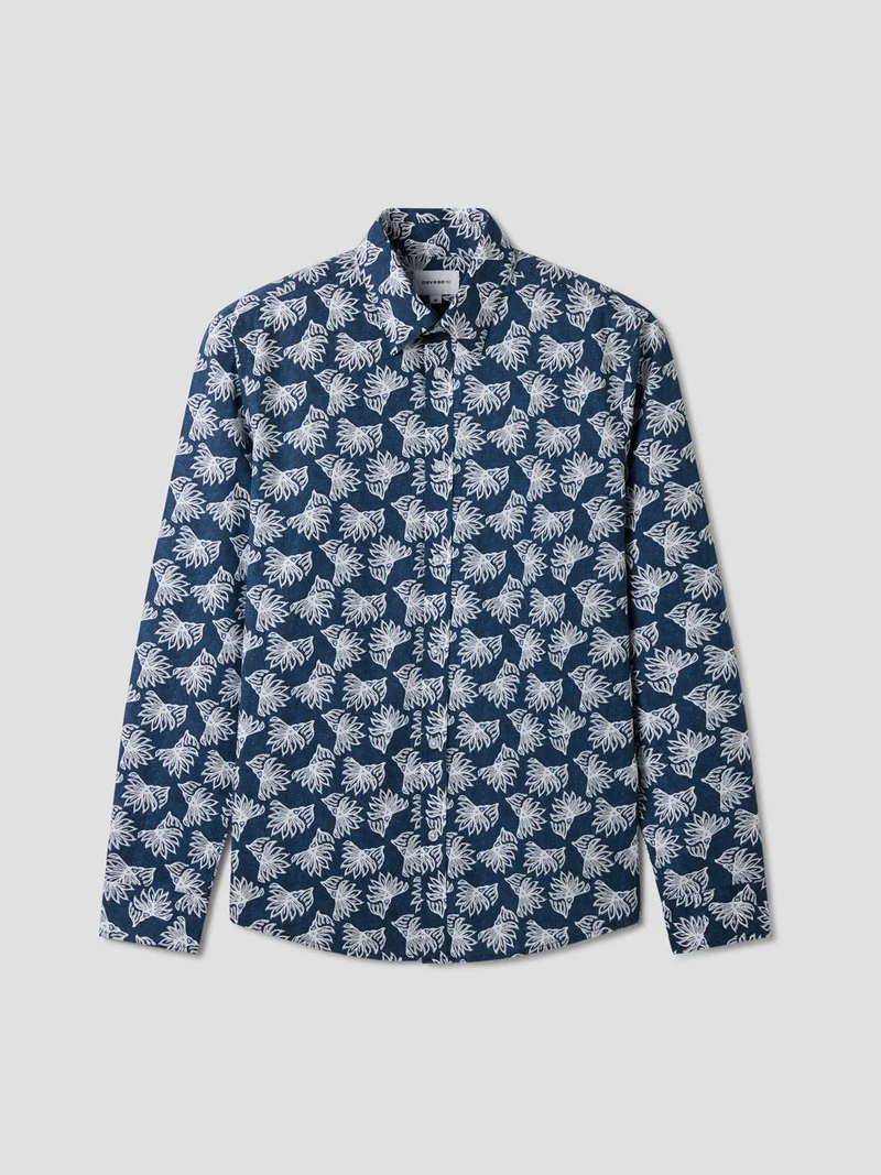 Chemise slim fleurie