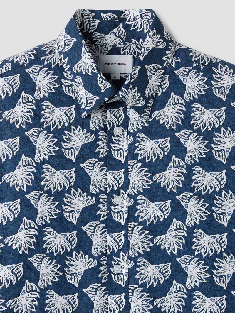 Chemise slim fleurie