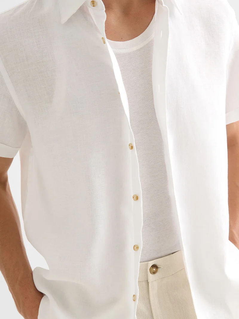 Chemise éco-responsable 100% lin